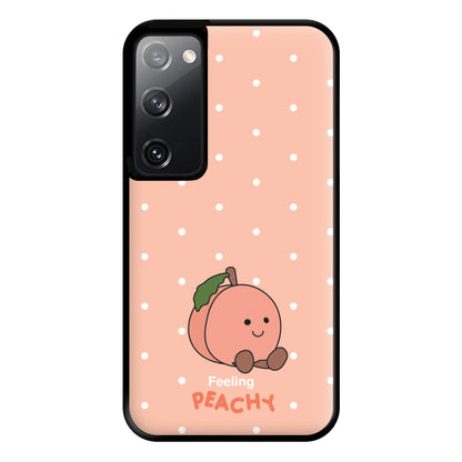 Peach Pattern Phone Case for Galaxy S20