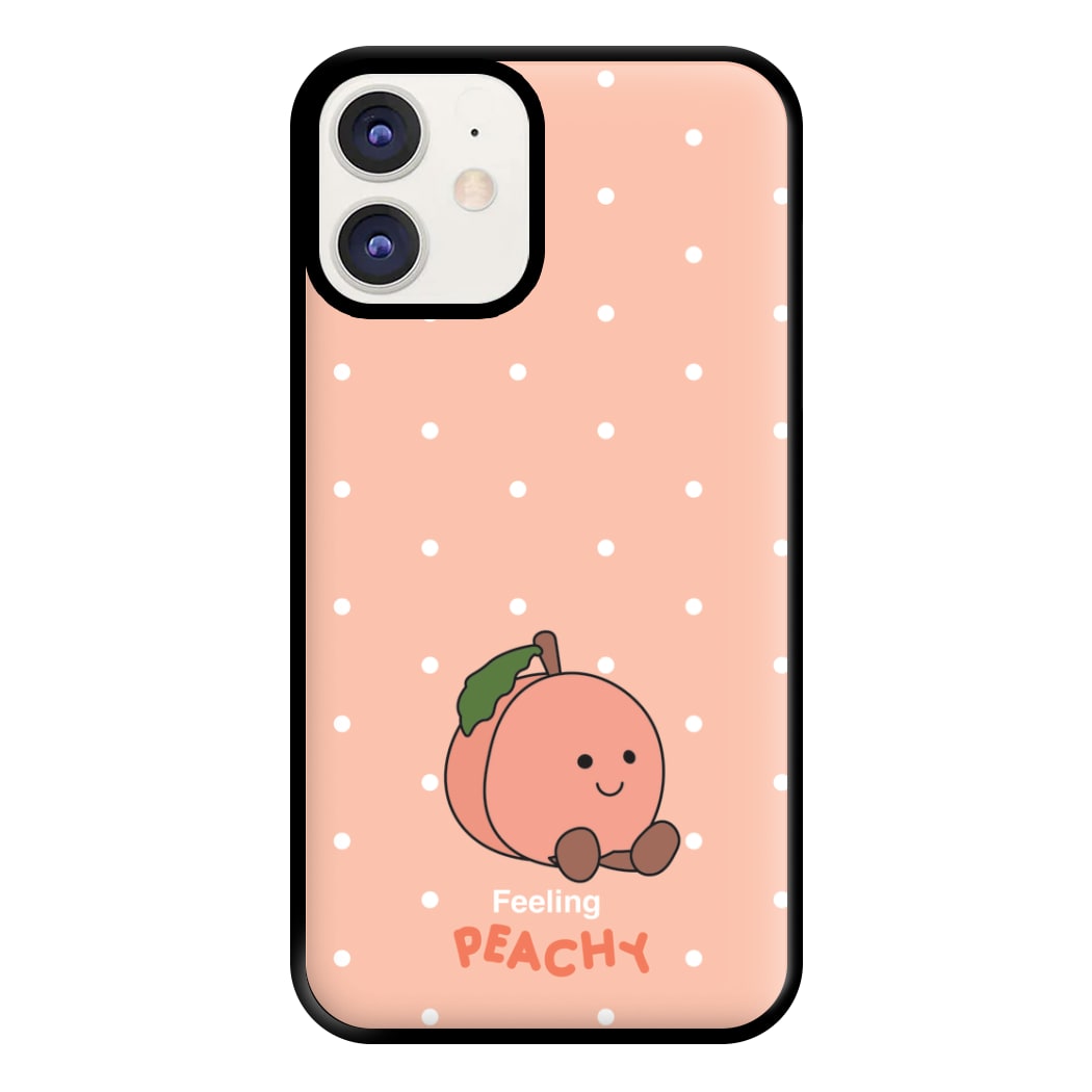 Peach Pattern Phone Case for iPhone 12 / 12 Pro