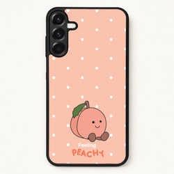 Peach Pattern Phone Case for Galaxy A57