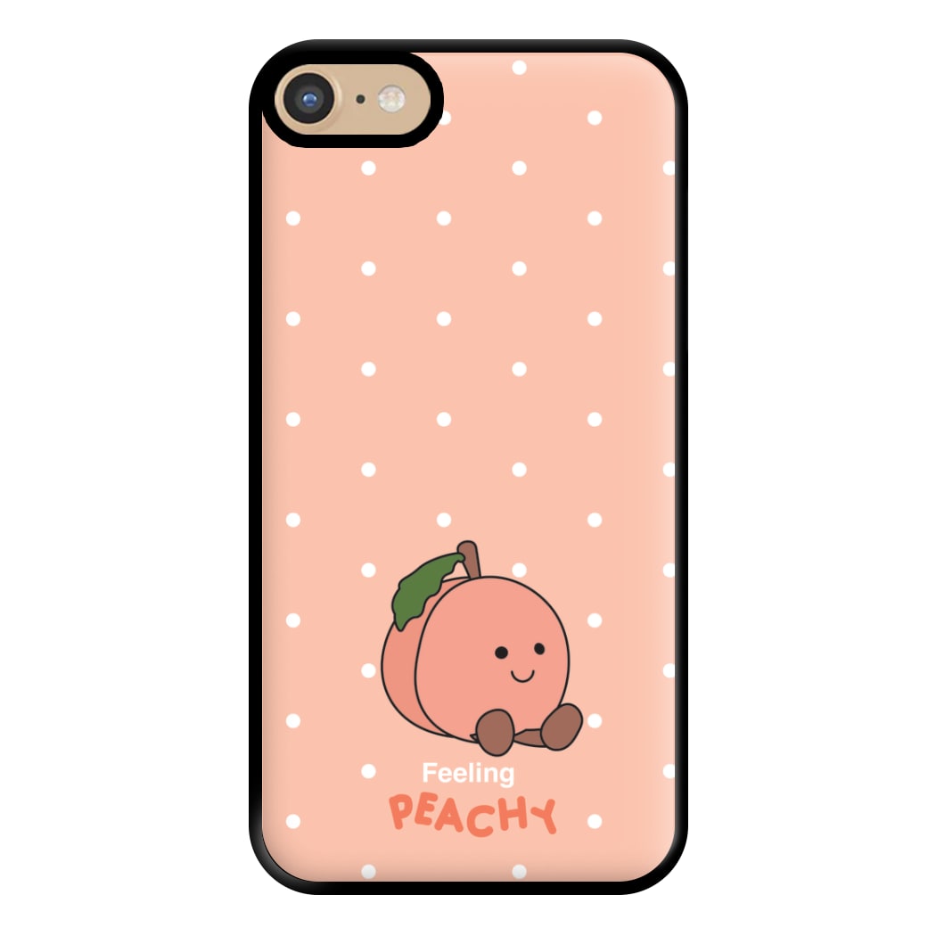 Peach Pattern Phone Case for iPhone 6 / 7 / 8 / SE