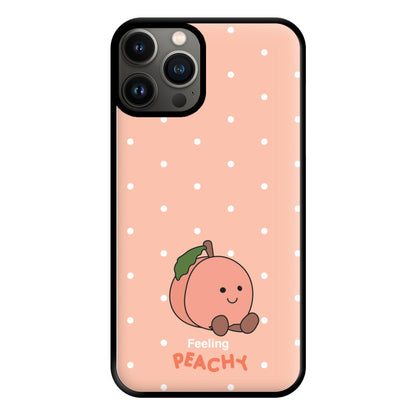 Peach Pattern Phone Case for iPhone 13 Pro Max