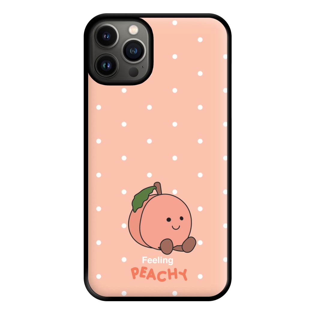 Peach Pattern Phone Case for iPhone 13