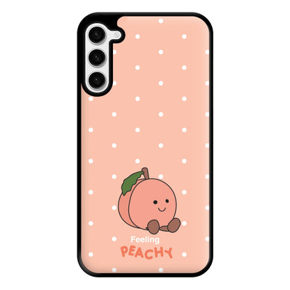 Peach Pattern Phone Case for Galaxy S23 Plus