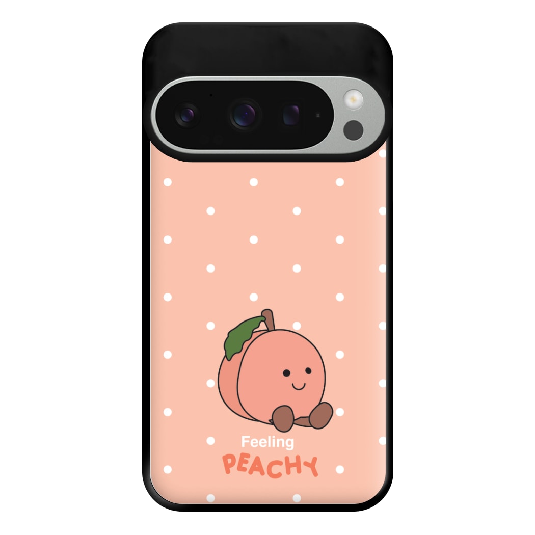 Peach Pattern Phone Case for Google Pixel 9 Pro XL