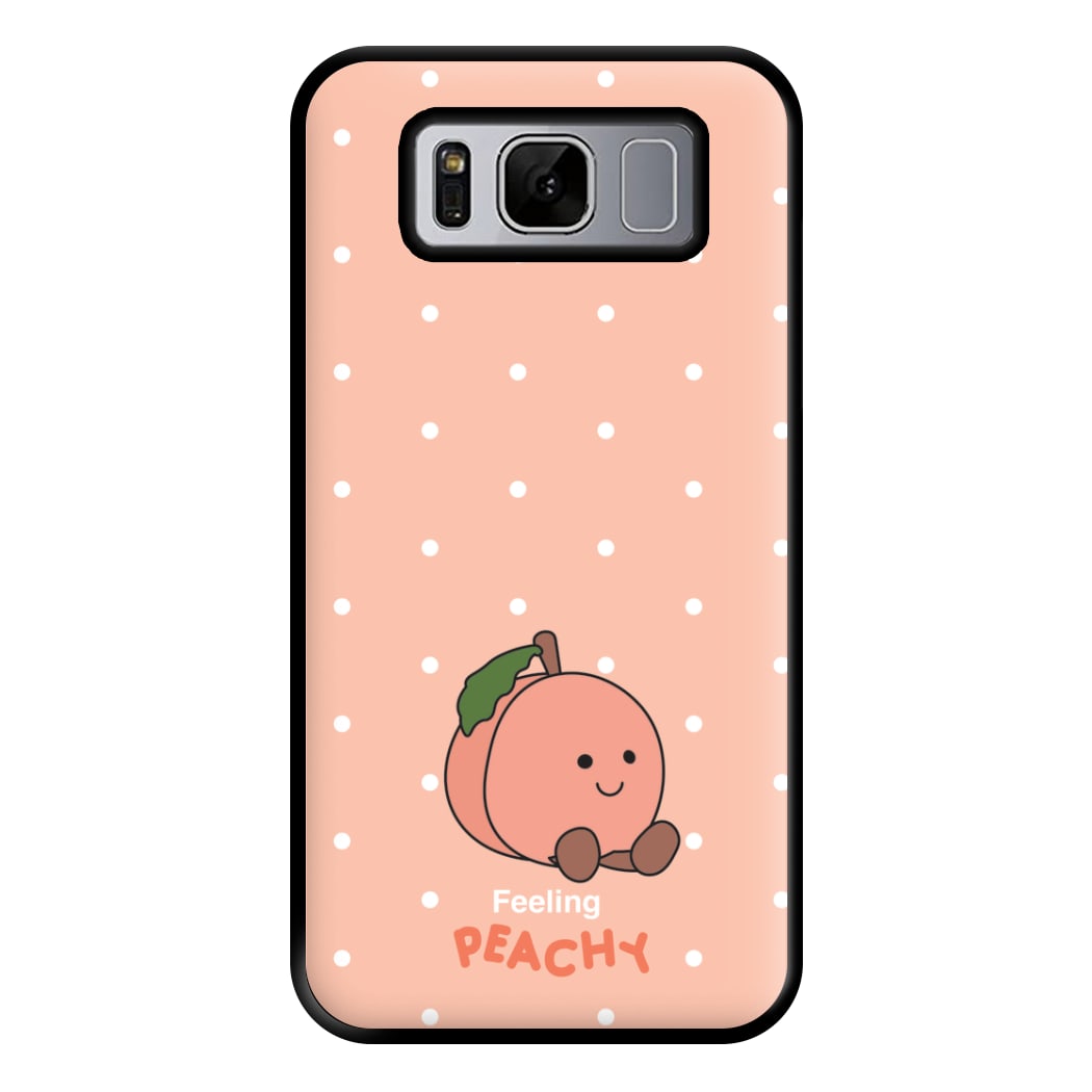 Peach Pattern Phone Case for Galaxy S8 Plus