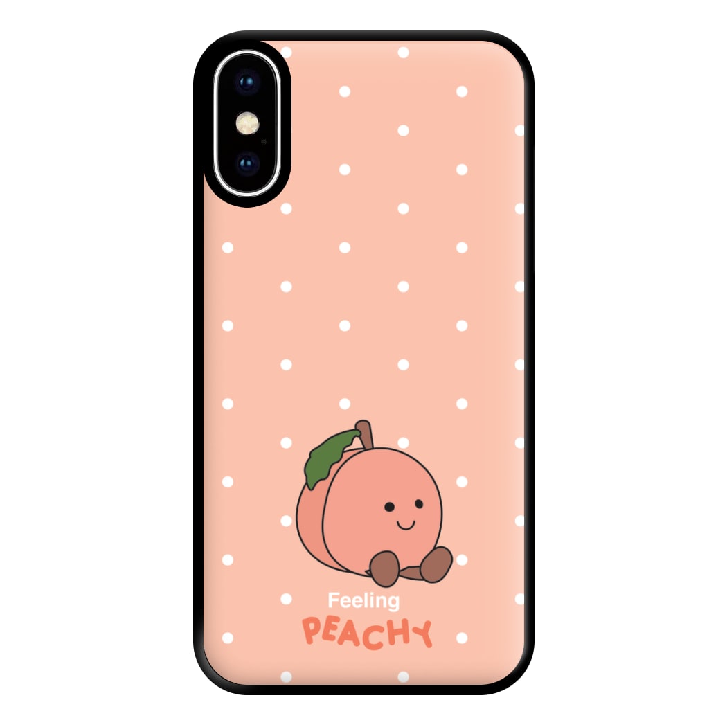 Peach Pattern Phone Case for iPhone XS Max