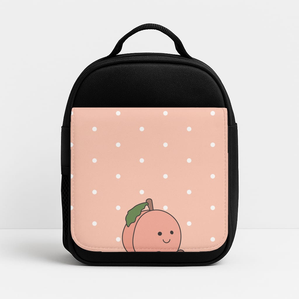 Peach Pattern Lunchbox
