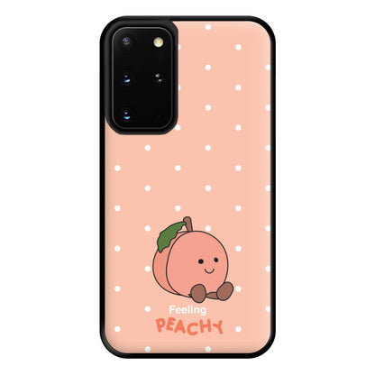 Peach Pattern Phone Case for Galaxy S20 Plus