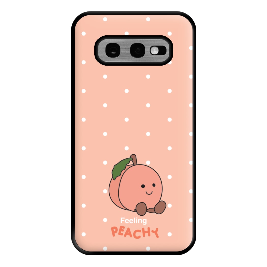 Peach Pattern Phone Case for Galaxy S10e