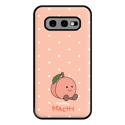 Peach Pattern Phone Case for Galaxy S10e