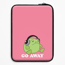 Go Away Grumpy Frog  Universal Laptop Sleeve