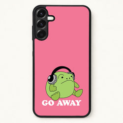 Go Away Grumpy Frog Phone Case for Galaxy A57