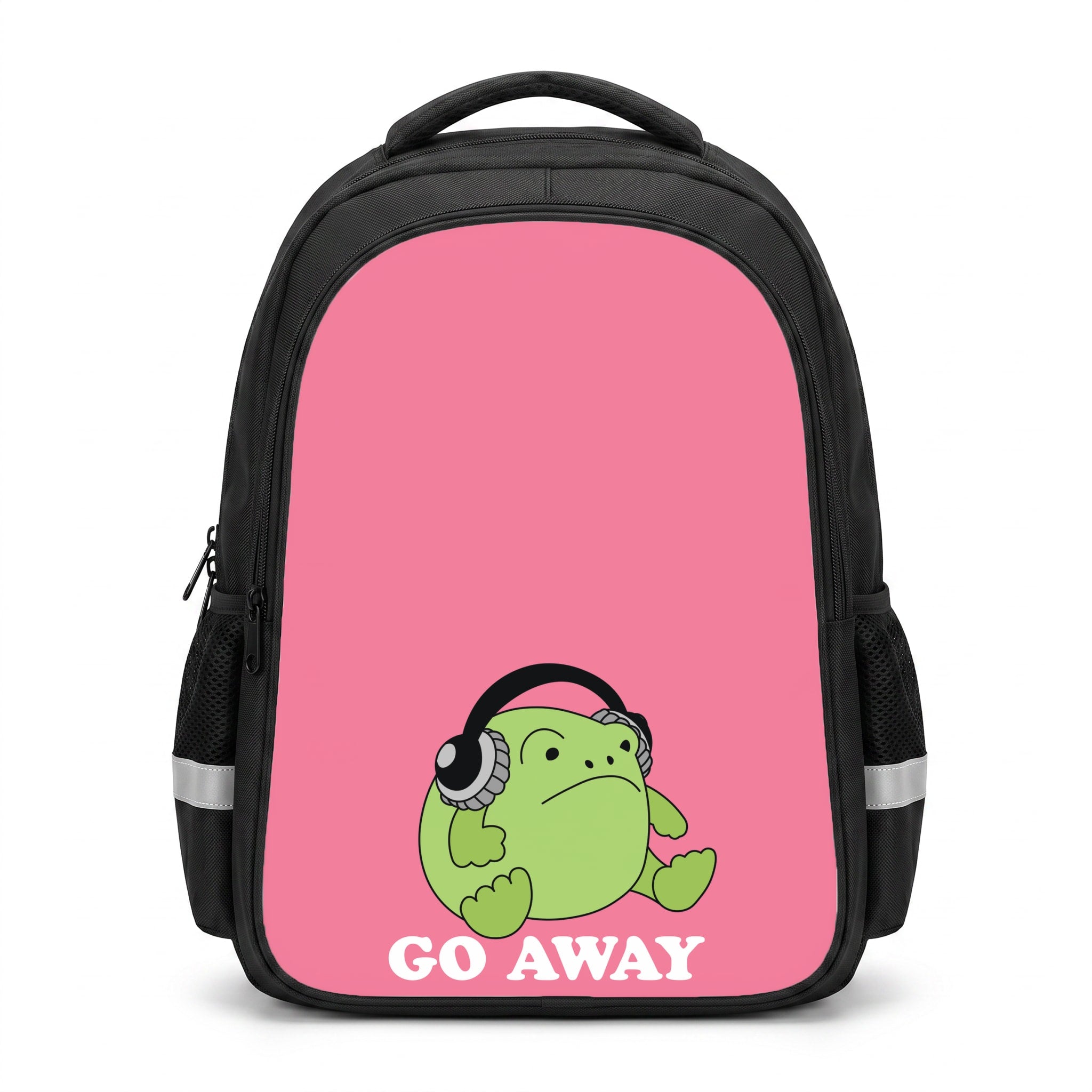 Go Away Grumpy Frog  Backpack