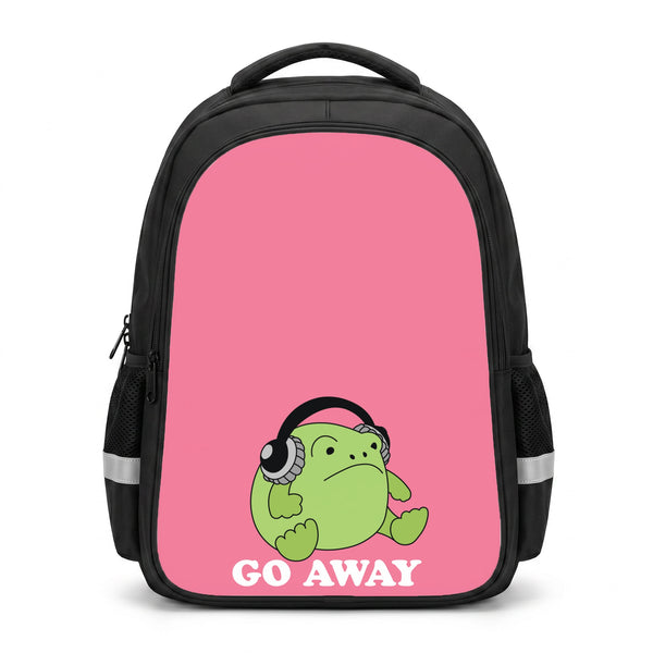 Go Away Grumpy Frog  Backpack