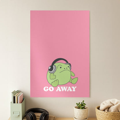 Go Away Grumpy Frog  Poster