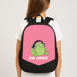 Go Away Grumpy Frog  Backpack