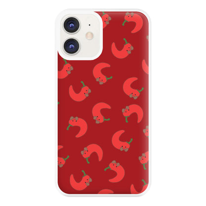 Red Chilli Pattern Phone Case for iPhone 11