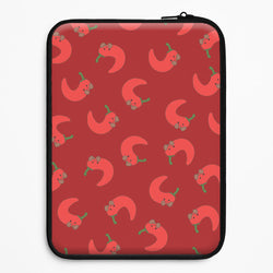Red Chilli Pattern Universal Laptop Sleeve
