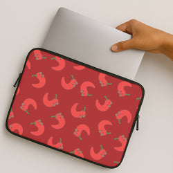 Red Chilli Pattern MacBook Case