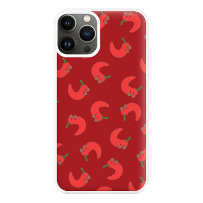 Red Chilli Pattern Phone Case for iPhone 11 Pro Max
