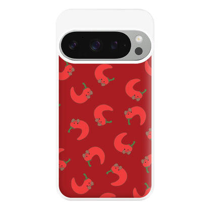 Red Chilli Pattern Phone Case for Google Pixel 9 Pro XL