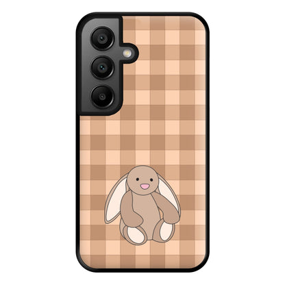 Bunny Checkered Pattern Phone Case for Galaxy A56