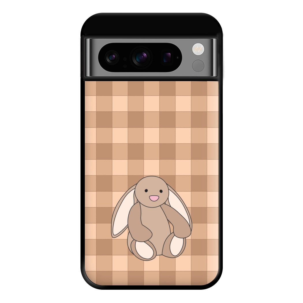 Bunny Checkered Pattern Phone Case for Google Pixel 8 Pro