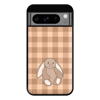 Bunny Checkered Pattern Phone Case for Google Pixel 8 Pro