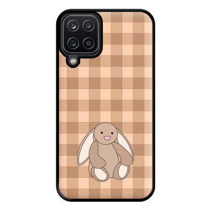 Bunny Checkered Pattern Phone Case for Galaxy A12