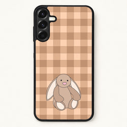 Bunny Checkered Pattern Phone Case for Galaxy A17