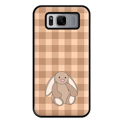 Bunny Checkered Pattern Phone Case for Galaxy S8 Plus