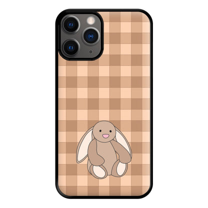 Bunny Checkered Pattern Phone Case for iPhone 12 Pro Max
