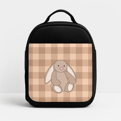 Bunny Checkered Pattern Lunchbox