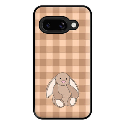 Bunny Checkered Pattern Phone Case for Google Pixel 8a