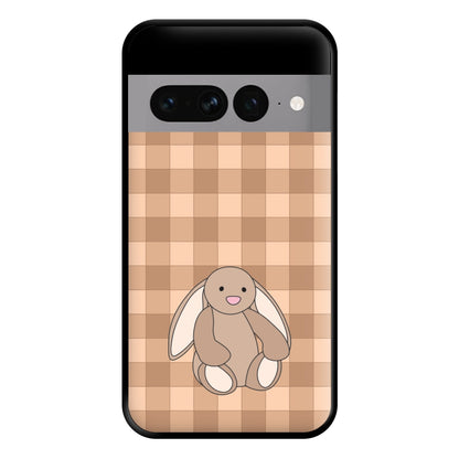 Bunny Checkered Pattern Phone Case for Google Pixel 7 Pro