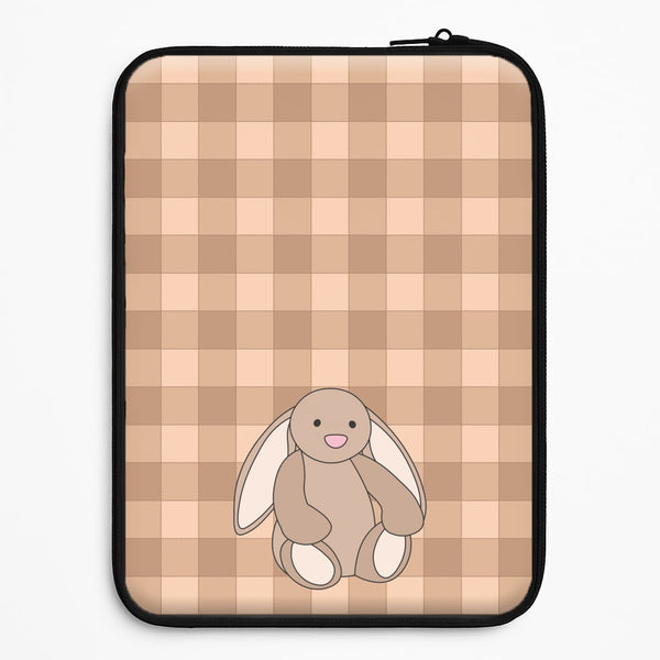 Bunny Checkered Pattern Universal Laptop Sleeve