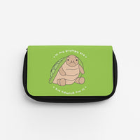 Grumpy Era Turtle Pencil Case