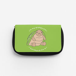 Grumpy Era Turtle Pencil Case