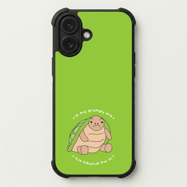 Grumpy Era Turtle Phone Case — Bumper case
