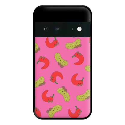Red Chillis And Pickles Pattern Phone Case for Google Pixel 6a