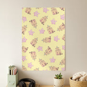 Sandcastles And Stars Pattern Poster 1