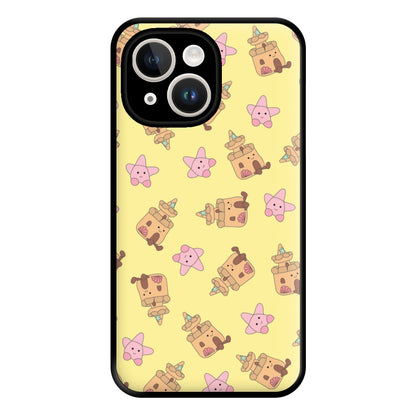 Sandcastles And Stars Pattern Phone Case for iPhone 14 Plus