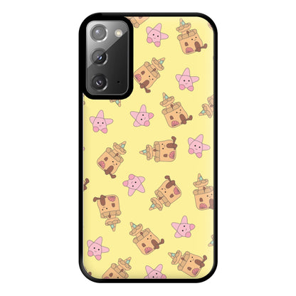 Sandcastles And Stars Pattern Phone Case for Galaxy Note 20 Ultra
