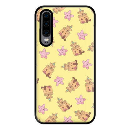Sandcastles And Stars Pattern Phone Case for Huawei P30