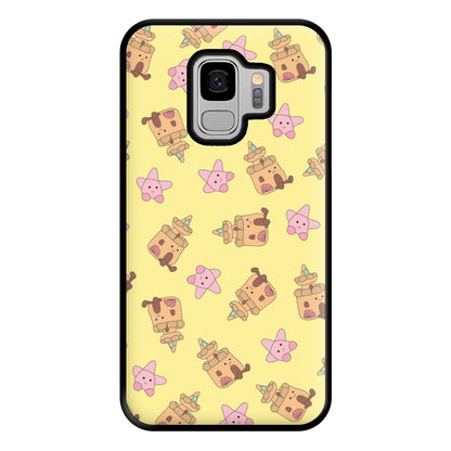 Sandcastles And Stars Pattern Phone Case for Galaxy S9 Plus