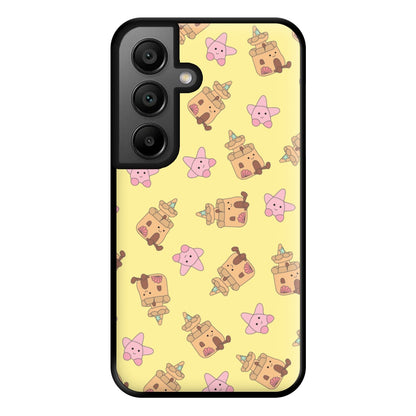 Sandcastles And Stars Pattern Phone Case for Galaxy A56
