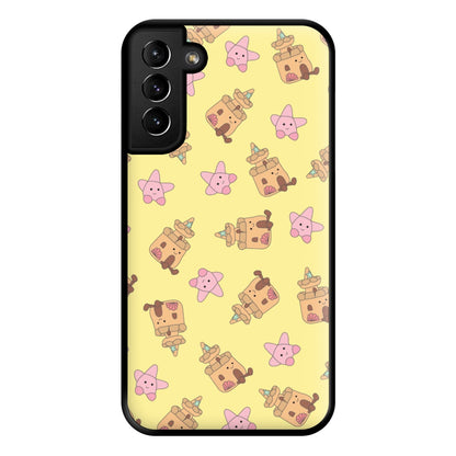 Sandcastles And Stars Pattern Phone Case for Galaxy S21 Plus