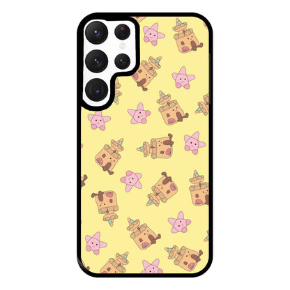 Sandcastles And Stars Pattern Phone Case for Galaxy S22 Ultra