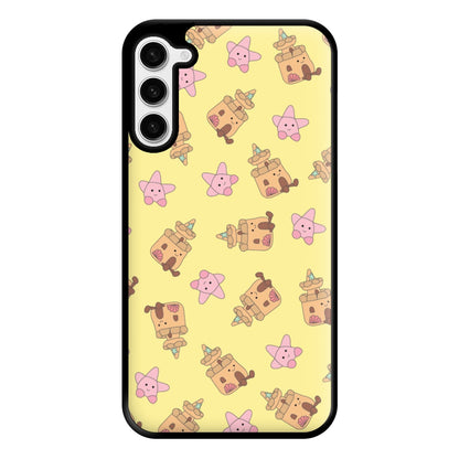 Sandcastles And Stars Pattern Phone Case for Galaxy S23 Plus