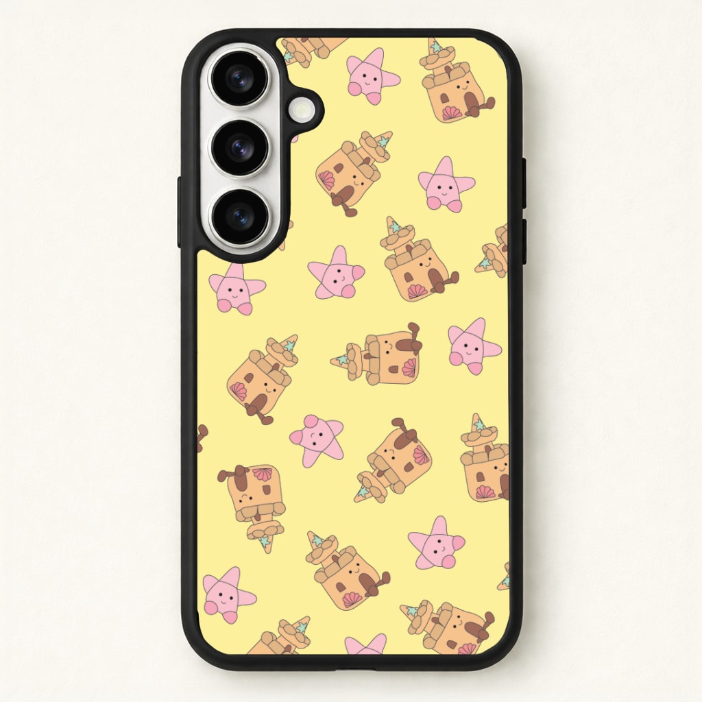 Sandcastles And Stars Pattern Phone Case for Galaxy S26